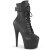 Pleaser ADORE-1020STR Plateau Stiefeletten Kunstleder Schwarz EU-36 / US-6