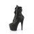 Pleaser ADORE-1020STR Plateau Stiefeletten Kunstleder Schwarz EU-39 / US-9