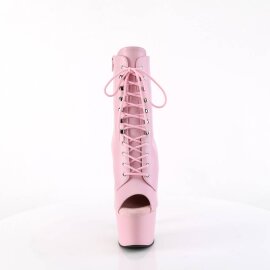 Pleaser ADORE-1021 Plateau Stiefeletten Kunstleder Rosa...