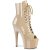 Pleaser ADORE-1021 Plateau Stiefeletten Lack Beige EU-38 / US-8