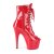 Pleaser ADORE-1021 Plateau Stiefeletten Lack Rot EU-40 / US-10
