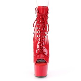 Pleaser ADORE-1021 Plateau Stiefeletten Lack Rot EU-41 /...