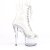 Pleaser ADORE-1021C Plateau Stiefeletten Transparent EU-36 / US-6
