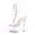 Pleaser ADORE-1021C Plateau Stiefeletten Transparent EU-38 / US-8