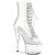 Pleaser ADORE-1021C-2 Plateau Stiefeletten Strass Transparent EU-39 / US-9