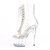 Pleaser ADORE-1021C-2 Plateau Stiefeletten Strass Transparent EU-39 / US-9