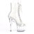 Pleaser ADORE-1021C-2 Plateau Stiefeletten Strass Transparent EU-39 / US-9
