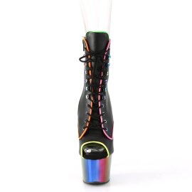 Pleaser ADORE-1021RC-02 Plateau Stiefeletten Kunstleder...