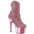 Pleaser ADORE-1029CHRS Plateau Stiefeletten Strass Chrom Rosa EU-37 / US-7