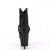 Pleaser ADORE-1029RS Plateau Stiefeletten Strass Chrom Schwarz EU-39 / US-9