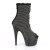 Pleaser ADORE-1031GM Plateau Stiefeletten Strass Mesh Schwarz EU-36 / US-6