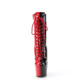 Pleaser ADORE-1040TT Plateau Stiefeletten Lack Schwarz...