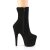 Pleaser ADORE-1042 Plateau Stiefeletten künstliches Wildleder Schwarz EU-39 / US-9