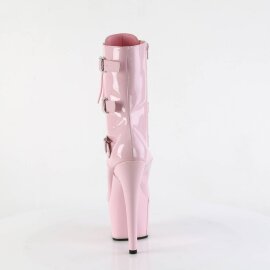Pleaser ADORE-1043 Plateau Stiefeletten Lack Rosa EU-35 / US-5