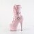 Pleaser ADORE-1043 Plateau Stiefeletten Lack Rosa EU-35 / US-5