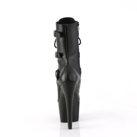 Pleaser ADORE-1043 Plateau Stiefeletten Kunstleder Schwarz EU-36 / US-6