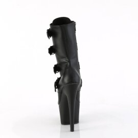 Pleaser ADORE-1046 Plateau Stiefeletten Kunstleder Schwarz EU-37 / US-7