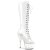Pleaser ADORE-2021C Plateau Kniestiefel Transparent EU-36 / US-6