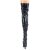 Pleaser ADORE-3000HWR Plateau Overknee Stiefel Holo Schwarz EU-39 / US-9