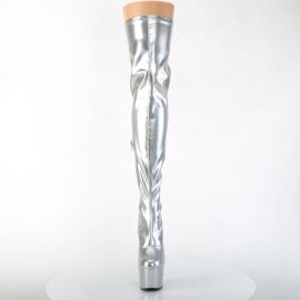 Pleaser ADORE-3000HWR Plateau Overknee Stiefel Holo...
