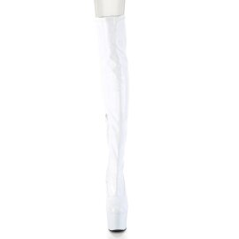 Pleaser ADORE-3000HWR Plateau Overknee Stiefel Holo...
