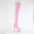 Pleaser ADORE-3011HWR Plateau Overknee Stiefel Holo Rosa EU-44 / US-14