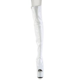 Pleaser ADORE-3011HWR Plateau Overknee Stiefel Holo...