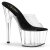 Pleaser ADORE-701 Plateau Pantoletten Transparent EU-40 / US-10