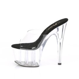 Pleaser ADORE-701 Plateau Pantoletten Transparent EU-43 / US-13
