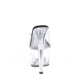 Pleaser ADORE-701 Plateau Pantoletten Transparent EU-36 / US-6