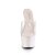 Pleaser ADORE-701HMG Plateau Pantoletten Glitter Transparent Rosa EU-35 / US-5
