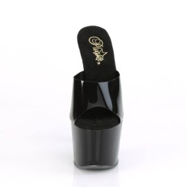 Pleaser ADORE-701N Plateau Pantoletten Schwarz EU-41 / US-11