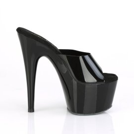 Pleaser ADORE-701N Plateau Pantoletten Schwarz EU-41 / US-11