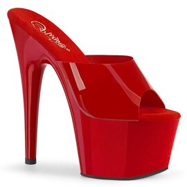 Pleaser ADORE-701N Plateau Pantoletten Rot EU-37 / US-7
