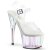 Pleaser ADORE-708HT Plateau Sandaletten Rauch Transparent EU-37 / US-7