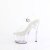 Pleaser ADORE-708HT Plateau Sandaletten Rauch Transparent EU-37 / US-7