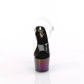 Pleaser ADORE-708MCH Plateau Sandaletten Transparent Bunt...
