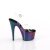 Pleaser ADORE-708MCH Plateau Sandaletten Transparent Bunt EU-35 / US-5