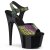 Pleaser ADORE-708N-LTP Plateau Sandaletten Bunt EU-37 / US-7