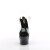 Pleaser ADORE-708SS Plateau Sandaletten Glitter Transparent Schwarz EU-41 / US-11