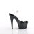 Pleaser ADORE-708SS Plateau Sandaletten Glitter Transparent Schwarz EU-42 / US-12