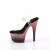Pleaser ADORE-708SS Plateau Sandaletten Glitter Transparent Pink EU-42 / US-12