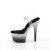 Pleaser ADORE-708SS Plateau Sandaletten Glitter Transparent Silber EU-35 / US-5