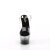 Pleaser ADORE-708SS Plateau Sandaletten Glitter Transparent Silber EU-37 / US-7