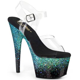 Pleaser ADORE-708SS Plateau Sandaletten Glitter...