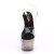 Pleaser ADORE-708T Plateau Sandaletten Rauch Transparent Grau EU-35 / US-5