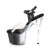 Pleaser ADORE-708T-1 Plateau Sandaletten Rauch Transparent Schwarz EU-41 / US-11