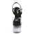 Pleaser ADORE-708T-2 Plateau Sandaletten Rauch Transparent Schwarz EU-41 / US-11