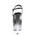 Pleaser ADORE-708T-2 Plateau Sandaletten Rauch Transparent Schwarz EU-41 / US-11