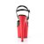 Pleaser ADORE-709 Plateau Sandaletten Lack Rot Schwarz EU-35 / US-5